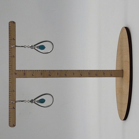 1809- Handmade Geometric Boho Earrings NWT - Picture 2 of 4